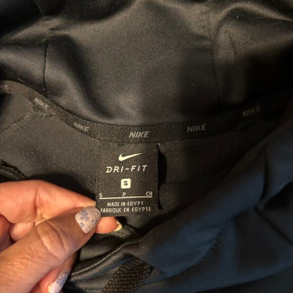 Nike Dri-fit Hoodie Jacket Dark Olive Green Mens Size Small S Pockets - Picture 5 of 6